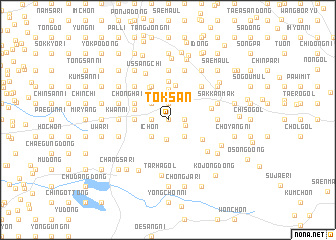 map of Toksan