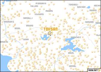 map of Tŏksan