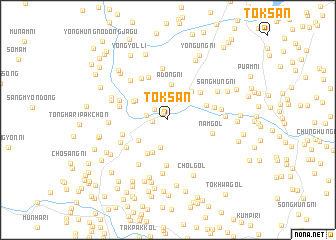 map of Toksan