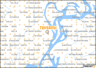 map of Toksārdi