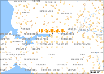 map of Toksongjŏng