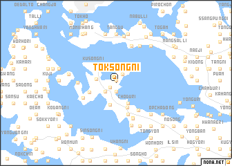 map of Tŏksong-ni