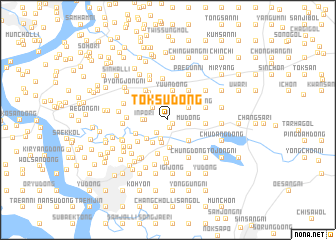 map of Tŏksu-dong