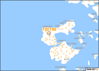 map of Tŏktae