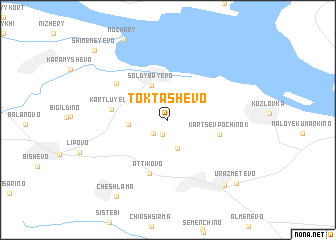 map of Toktashevo