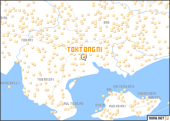 map of Tŏktong-ni