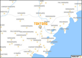 map of Tok-tong