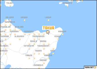 map of Tokua