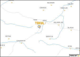 map of Tokul