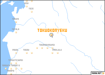 map of Tokuoko-nyeku