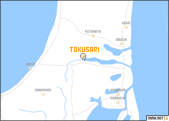 map of Tokusari