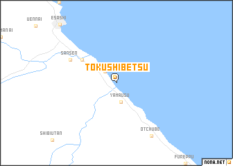 map of Tokushibetsu