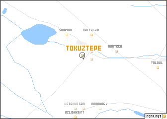 map of Tokuz-Tepe