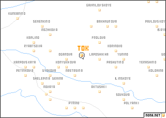 map of Tok