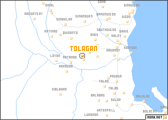 map of Tolagan