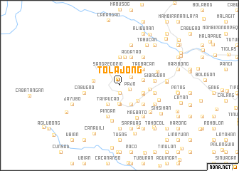 map of Tolajong