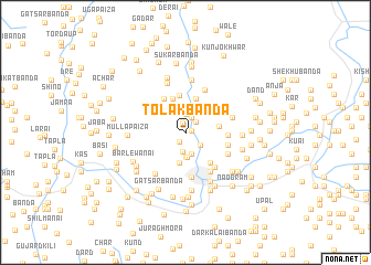 map of Tolak Bānda