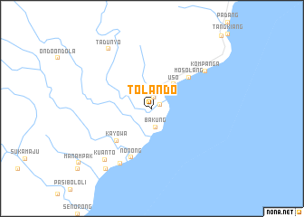 map of Tolando