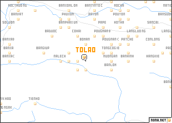 map of To Lào