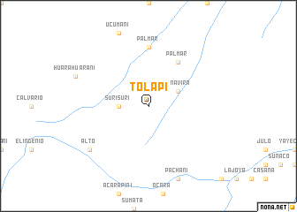 map of Tolapi