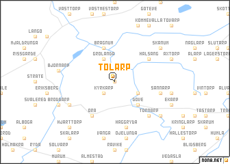 map of Tolarp