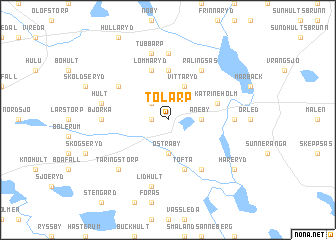 map of Tolarp