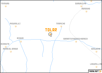 map of Tolar