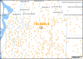 map of Tolāwāla