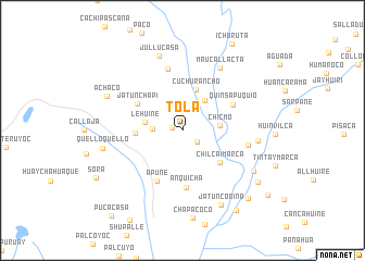 map of Tola