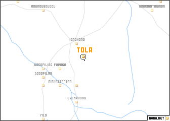 map of Tola