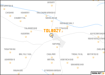 map of Tolbazy