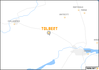 map of Tolbert