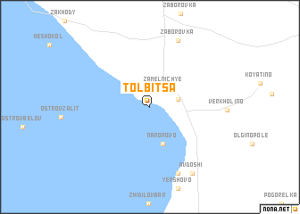 map of Tolbitsa