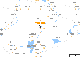 map of Tolbo