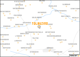 map of Tolbuzino
