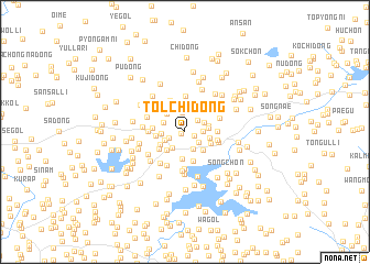 map of Tolchi-dong