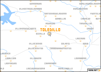 map of Toledillo