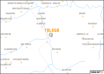 map of Toledo