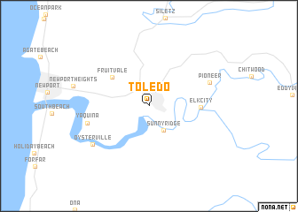 map of Toledo