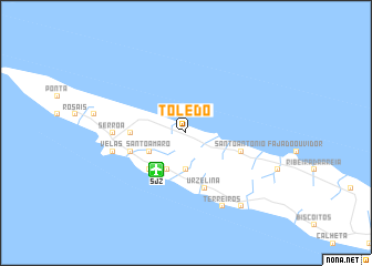 map of Toledo