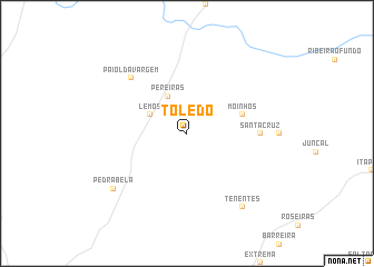 map of Toledo