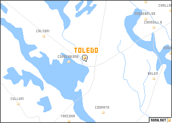 map of Toledo