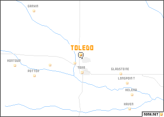 map of Toledo