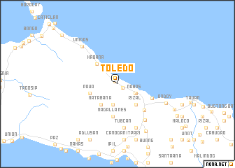 map of Toledo