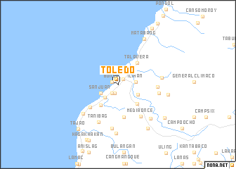 map of Toledo