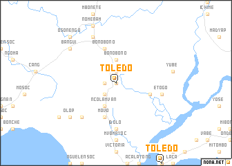 map of Toledo