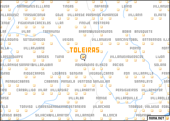 map of Toleiras