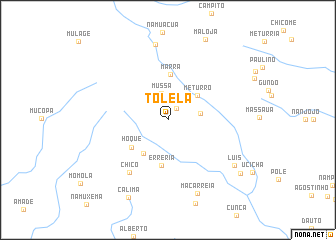 map of Tolela