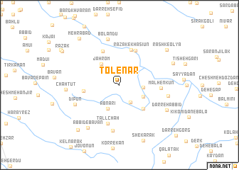 map of Tol-e Nār