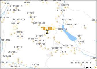 map of T\